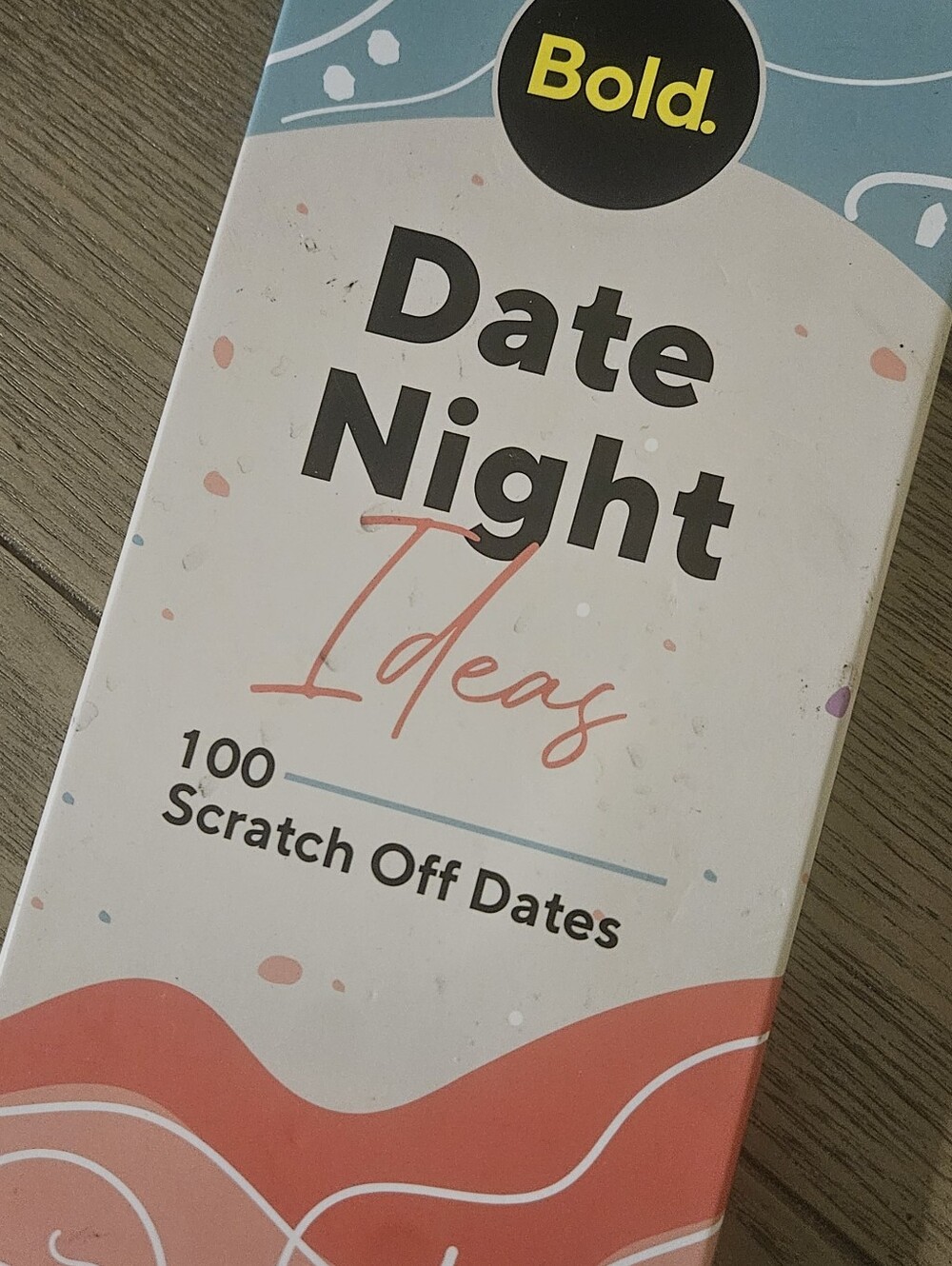 Bold Date Night Ideas Scratch-Off Cards — 3 Have Been Scratched